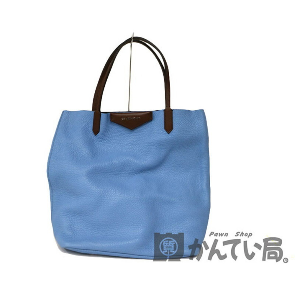 Givenchy Antigona Tote Bag Blue Leather